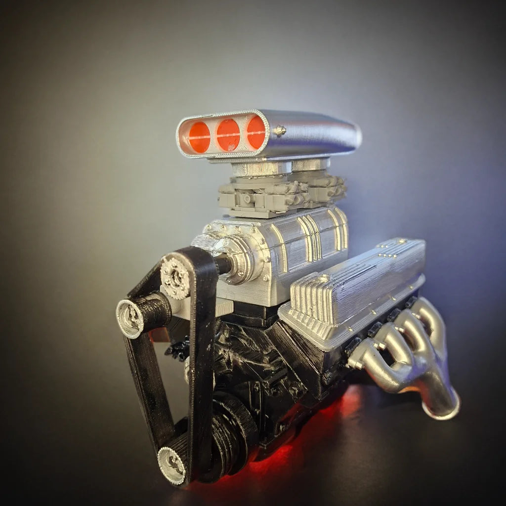 Dodge Supercharger Engine 3D Baskı Modeli