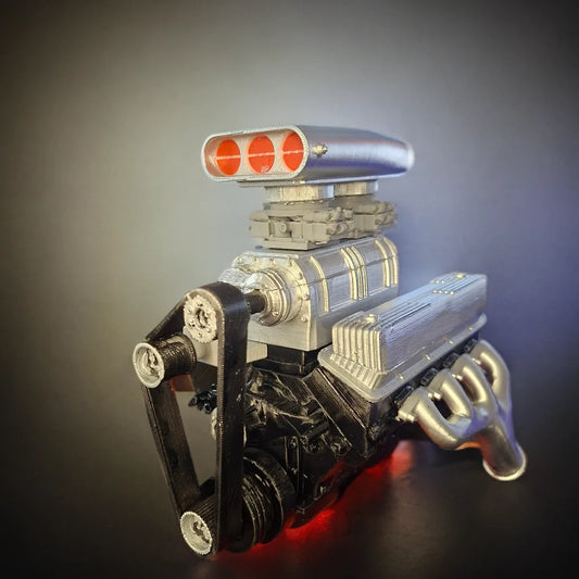 Dodge Supercharger Engine 3D Baskı Modeli